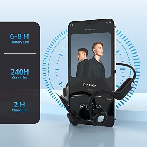 CHENSIVE Bone Conduction Headphones Open Ear Headphones Wireless Bluethooth 5.2 Sport Headphones Earbuds Waterproof with Built-in Mic for Workouts, Running, Cycling, Driving - Image 5