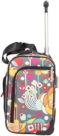Lily Bloom Designer 15 Inch Carry On - Weekender Overnight Business Travel Luggage - Lightweight 2- Rolling Wheels Suitcase - Under Seat Rolling Bag for Women (Bliss) - Image 2