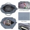 Weekender Bags for Women,Carry on Bag,Overnight Bag with Trolley Sleeve,Sports Tote Gym Bag,Travel bag for Women - Image 5