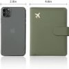 Melsbrinna Passport Holder,Passport Holder Card Slots,Cute Passport cover for Women/Men,Waterproof Rfid Blocking Travel Wallet (Moss green New) - Image 6
