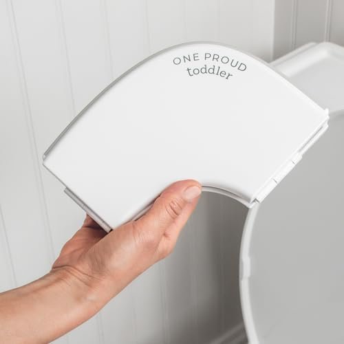 Travel Potty Seat, Ultra Compact, Ultra Non-Slip, Seat Made in USA, No-Pinch Locking Hinges, Easy to Clean, Included Carry Bag