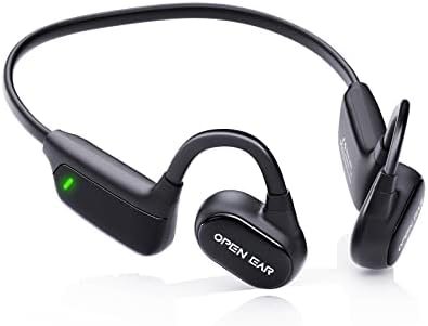 CXK Air Conduction Headphones Open Ear Headphones Bluetooth 5.3 Earbuds with 15H Playtime IPX7 Waterproof HD Sound Wireless Earphones for Running,Cycling,Workouts