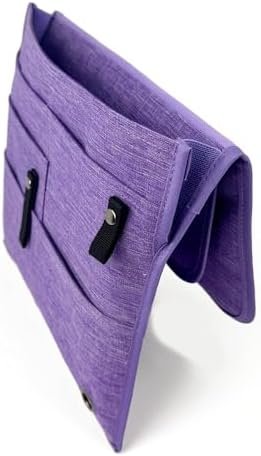 So-Mine Airplane Pocket Organizer | In Flight Seat Back Organizer Bag | Commuter Essential Travel Bag | Media Pouch For Flying | Travel Gift | Attaches To Luggage - Image 3