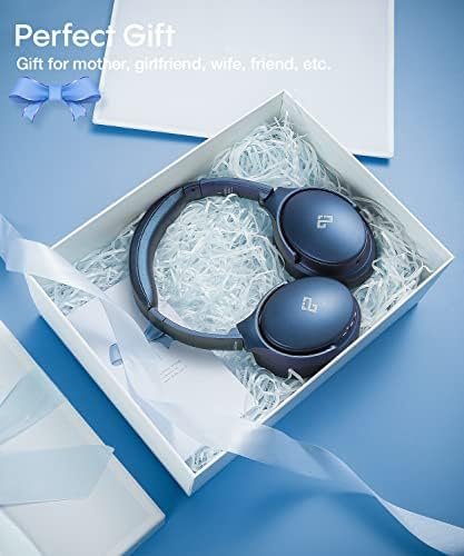 INFURTURE Active Noise Cancelling Headphones, H1 Wireless Over Ear Bluetooth Headphones, Deep Bass Headset, Low Latency, Memory Foam Ear Cups,40H Playtime - Image 7