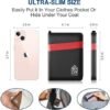 Passport Holder with Neck Lanyard, Passport Case Passport Cover with Pen, RFID Blocking Passport Wallet for Men and Women, Black - Image 5