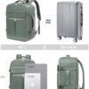 LOVEVOOK Travel Backpack for Women, 40L Large Carry On Backpack Flight Approved, Waterproof Personal Item Travel Bag Fits 17.3'' Laptop,TSA Backpack Suitcase with 3 Packing Cubes - Image 4
