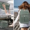 LOVEVOOK Travel Backpack for Women, 40L Large Carry On Backpack Flight Approved, Waterproof Personal Item Travel Bag Fits 17.3'' Laptop,TSA Backpack Suitcase with 3 Packing Cubes - Image 8