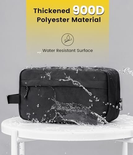 Vorspack Travel Toiletry Bag for Men - Large Toiletries Bag Water Resistant Hanging Dopp Kit Travel Bag for Toiletries Accessories Gifts - Image 6
