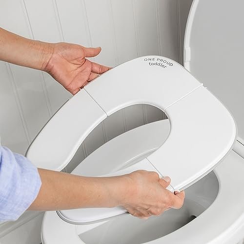 Travel Potty Seat, Ultra Compact, Ultra Non-Slip, Seat Made in USA, No-Pinch Locking Hinges, Easy to Clean, Included Carry Bag - Image 3