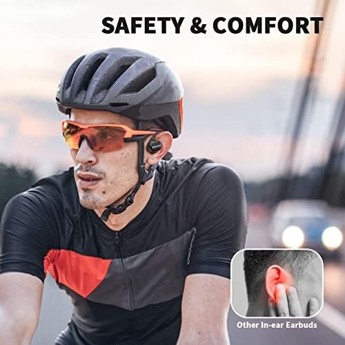 CXK Air Conduction Headphones Open Ear Headphones Bluetooth 5.3 Earbuds with 15H Playtime IPX7 Waterproof HD Sound Wireless Earphones for Running,Cycling,Workouts - Image 6