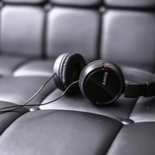 Sony ZX Series Wired On-Ear Headphones with Mic, Black MDR-ZX110AP - Image 3