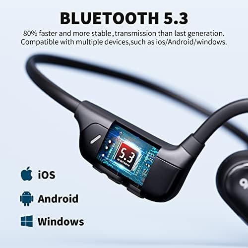 CXK Air Conduction Headphones Open Ear Headphones Bluetooth 5.3 Earbuds with 15H Playtime IPX7 Waterproof HD Sound Wireless Earphones for Running,Cycling,Workouts - Image 7