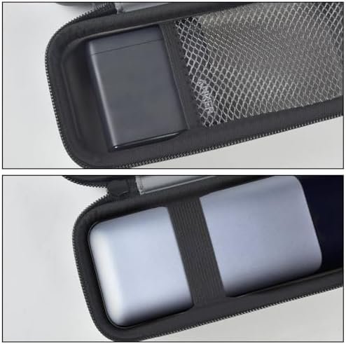 Case Compatible with Anker 737/735/ 736/717 USB-C Portable Charger Power Bank, Fast Foldable Wall PowerBank Bag for GaN Prime Nano II AC Adapter, Powercore Pocket for Lights Cable (Grey) - Image 5