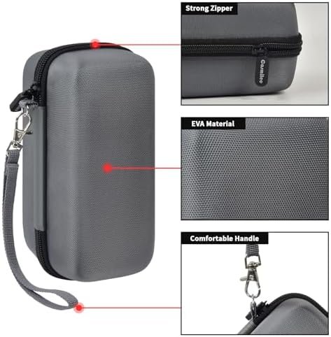 Case Compatible with Anker 737/735/ 736/717 USB-C Portable Charger Power Bank, Fast Foldable Wall PowerBank Bag for GaN Prime Nano II AC Adapter, Powercore Pocket for Lights Cable (Grey) - Image 4