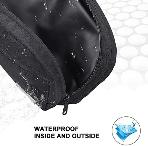 emissary Nylon Men's Toiletry Bag - Large Waterproof Shower Bag - Travel Toiletries Bag - Dopp Kitt for Men - Toiletry Bag for Men and Women - Shaving Bag for Men Travel (Black Water-Resistant) - Image 2