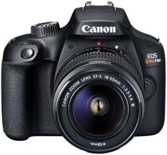 Canon EOS Rebel T100 DSLR Camera with EF-S 18-55mm f/3.5-5.6 III Lens, 18MP APS-C CMOS Sensor, Built-in Wi-Fi, Optical Viewfinder, Impressive Images & Full HD Videos, Includes 32GB SD Card - Image 2