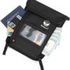 Neck Wallet Travel Pouch Family Passport Holder Organizer Case with RFID Blocking - Black - Image 4
