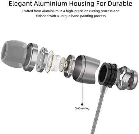 SoundMAGIC E11 Wired Earbuds No Microphone HiFi Stereo Earphones Noise Isolating in Ear Headphones Powerful Bass Tangle Free Cord Gunmetal - Image 2