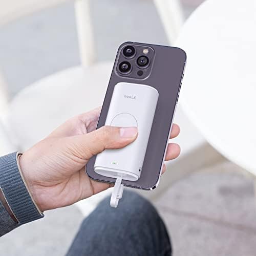 iWALK Portable Charger for iWatch, 9000mAh Power Bank with Built in Cable, Battery Pack Charger Portable Compatible with Apple Watch Series 8/7/6/Se/5/4/3/2, iPhone14/13/12/12 Pro Max/ 11/6s - Image 6