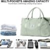 Travel Duffel Bag,Sports Tote Gym Bag,Shoulder Weekender Overnight Bag for Women - Image 2