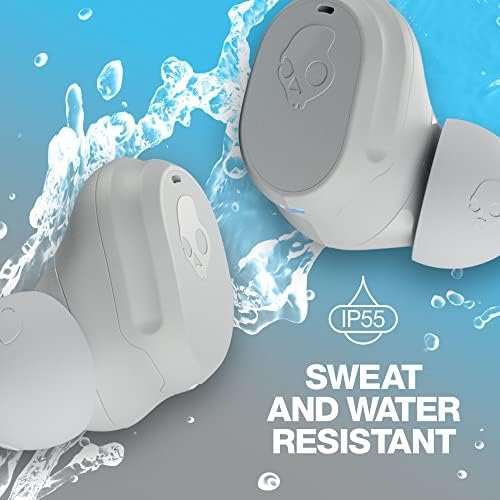 Skullcandy Mod In-Ear Wireless Earbuds, 34 Hr Battery, Microphone, Works with iPhone Android and Bluetooth Devices - Grey/Blue - Image 5