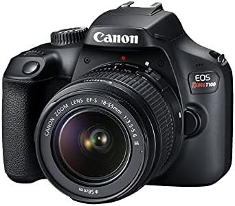 Canon EOS Rebel T100 DSLR Camera with EF-S 18-55mm f/3.5-5.6 III Lens, 18MP APS-C CMOS Sensor, Built-in Wi-Fi, Optical Viewfinder, Impressive Images & Full HD Videos, Includes 32GB SD Card - Image 3