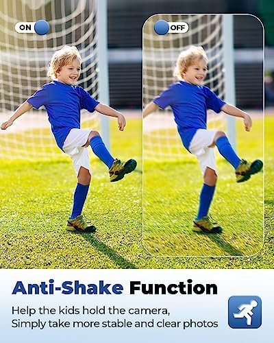 Digital Camera,Kids Camera with 32GB Card,Nsoela FHD 1080P 44MP Compact Vlogging Camera,Point and Shoot Camera 16X Digital Zoom, Portable Mini Kids Camera for Teens Students (Black) - Image 7