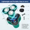 2024 Mini Electric Shaver for Men, Pocket Size Portable USB Rechargeable/Waterproof Shaver Quick Shaving Close Shave One Button Open Easy to Use, Ideal for Home,Car and Travel Men's Gift - Image 3