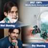 2024 Mini Electric Shaver for Men, Pocket Size Portable USB Rechargeable/Waterproof Shaver Quick Shaving Close Shave One Button Open Easy to Use, Ideal for Home,Car and Travel Men's Gift - Image 5