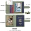 Melsbrinna Passport Holder,Passport Holder Card Slots,Cute Passport cover for Women/Men,Waterproof Rfid Blocking Travel Wallet (Moss green New) - Image 3