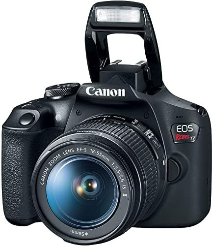 Canon EOS Rebel T7 DSLR Camera Bundle w/ Canon EF-S 18-55mm f/3.5-5.6 is II Lens + 2pc SanDisk 64GB Memory Cards, Wide Angle Lens, Telephoto Lens, 3pc Filter Kit + Accessory Kit - Image 4