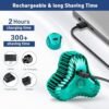 2024 Mini Electric Shaver for Men, Pocket Size Portable USB Rechargeable/Waterproof Shaver Quick Shaving Close Shave One Button Open Easy to Use, Ideal for Home,Car and Travel Men's Gift - Image 4
