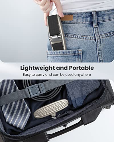 RENPHO Luggage Scale, Travel Essentials, Portable Digital Suitcase Weight Scale with Backlit LCD Display for Travel, Baggage Weighing Scale with Tare Function, 110lb/50kg, Battery Included - Image 4