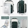 LOVEVOOK Large Travel Backpack for Women & Men, Carry on Backpack Airline Approved, TSA Personal Item Travel Bag fits 17" Laptop, 40L Waterproof Travel Essentials Sports Backpack with 3 Packing Cubes - Image 3