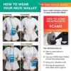 HERO Neck Wallet – RFID Blocking Passport Holder – Easy to Conceal Travel Pouch - Image 6