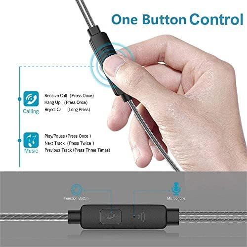 Earbuds Earphones with Microphone, 5 Pack Wired Heavy Bass Headphones, Earphone with Noise Isolating, Fits 3.5mm Interface for iPad, Desktop - Image 3