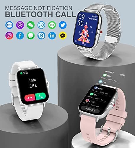 Iaret Smart Watches for Women(Answer/Make Call), Smart Watch for Android Phones iPhone, 1.7" HD Full Touch Screen Waterproof Watches Fitness Tracker with Heart Rate Sleep Steps Monitor Gifts for Women - Image 2
