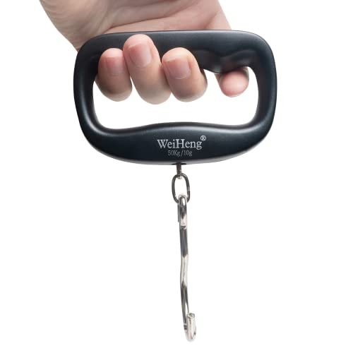 Digital Luggage Scale, 110LB/50kg LCD Backlit Electronic Hand Held Hook Hanging Mini Precise & Accurate Travel Scale, Multi Weight Conversion, Tare Function, Simple 1 Touch Operation, CR2032 Included - Image 8