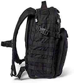 5.11 Tactical Backpack – Rush 12 2.0 – Military Molle Pack, CCW and Laptop Compartment, 24 Liter, Small, Style 56561, Black - Image 3