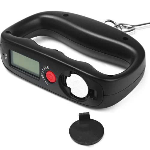Digital Luggage Scale, 110LB/50kg LCD Backlit Electronic Hand Held Hook Hanging Mini Precise & Accurate Travel Scale, Multi Weight Conversion, Tare Function, Simple 1 Touch Operation, CR2032 Included - Image 4