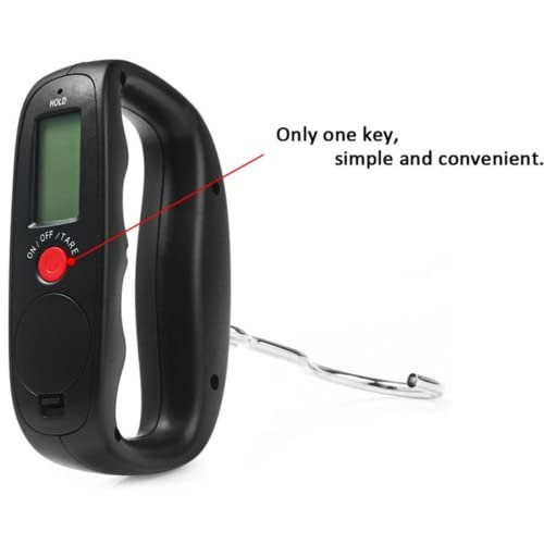 Digital Luggage Scale, 110LB/50kg LCD Backlit Electronic Hand Held Hook Hanging Mini Precise & Accurate Travel Scale, Multi Weight Conversion, Tare Function, Simple 1 Touch Operation, CR2032 Included - Image 7