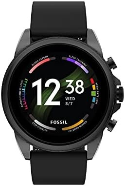 Fossil Gen 6 44mm Touchscreen Smart Watch for Men with Alexa Built-In, Fitness Tracker, Activity Tracker, Sleep Tracker, GPS, Speaker, Music Control, Smartphone Notifications