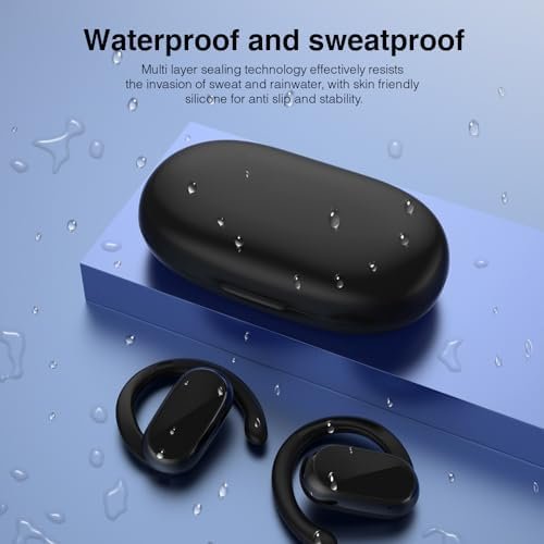 Butyoef Open Ear Headphones,360-Degree Panoramic Sound, DT4.0 Without Sound Loss,Air Conduction, 48H Range,LED Display,IPX7 Waterproof, Wireless Earbuds for Meeting, Driving,Traveling - Image 7