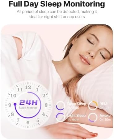 Smart Watch for Women Men Answer/Make Calls/Quick Text Reply/AI Voice, Smartwatch for Android Phones iPhone Samsung Compatible IP68 Fitness Tracker Heart Rate Blood Oxygen Sleep Monitor Circle - Image 6