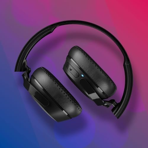 Skullcandy Riff 2 On-Ear Wireless Headphones, 34 Hr Battery, Microphone, Works with iPhone Android and Bluetooth Devices - Black - Image 2