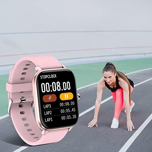 Smart Watch for Men Women Compatible with iPhone Samsung Android Phone 1.69“ Full Touch Screen Watch IP68 Waterproof Bluetooh Fitness Tracker Smart Watch with Heart Rate/Sleep Monitor - Image 3