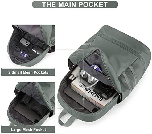 coofay Small Gym Backpack For Women Waterproof Backpack With Shoe Compartment Lightweight Travel Backpack Sports Backpack Large Gym Bag - Image 3