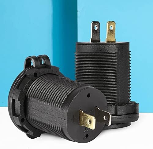 Golf Cart DC 6V-30V Quick Charge 3.1A Dual USB Charger, 2 in 1 USB Golf Cart USB Charger Ports Outlet Universal for Club Car, EZGO and Yamaha - Image 6