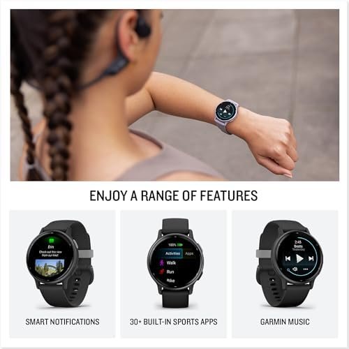 Garmin vívoactive 5, Health and Fitness GPS Smartwatch, AMOLED Display, Up to 11 Days of Battery, Black - Image 6