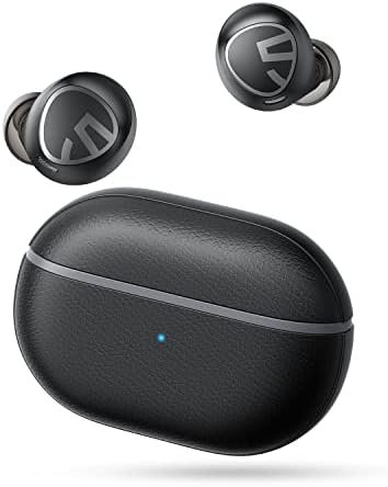 SoundPEATS Free2 Classic Wireless Earbuds Bluetooth V5.1 Headphones with 30Hrs Playtime in-Ear Wireless Earphones, Built-in Mic for Clear Calls, Touch Control, Single/Twin Mode, Stereo Sound